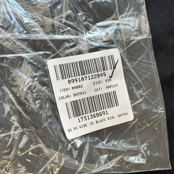 *NOT NWT* Madewell Perfect Vintage Wide Leg Womens Size 29 Petite Black Rinse - Picture 5 of 10